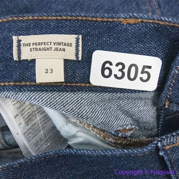 NEW Madewell The‎ Perfect Vintage Straight Jean in Greenhaven Wash, 23 - Image 14