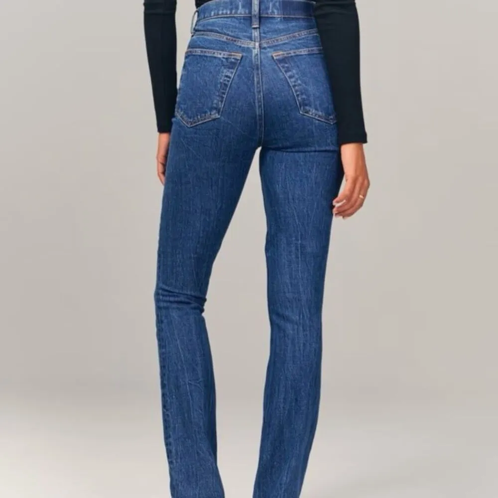 Abercrombie Fitch Slim straight dark wash jeans - Image 2