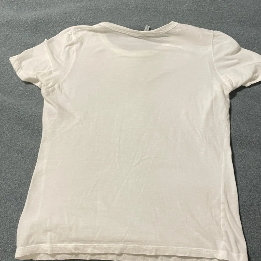 EUC Morgane Le Fay white organic cotton t - Image 4