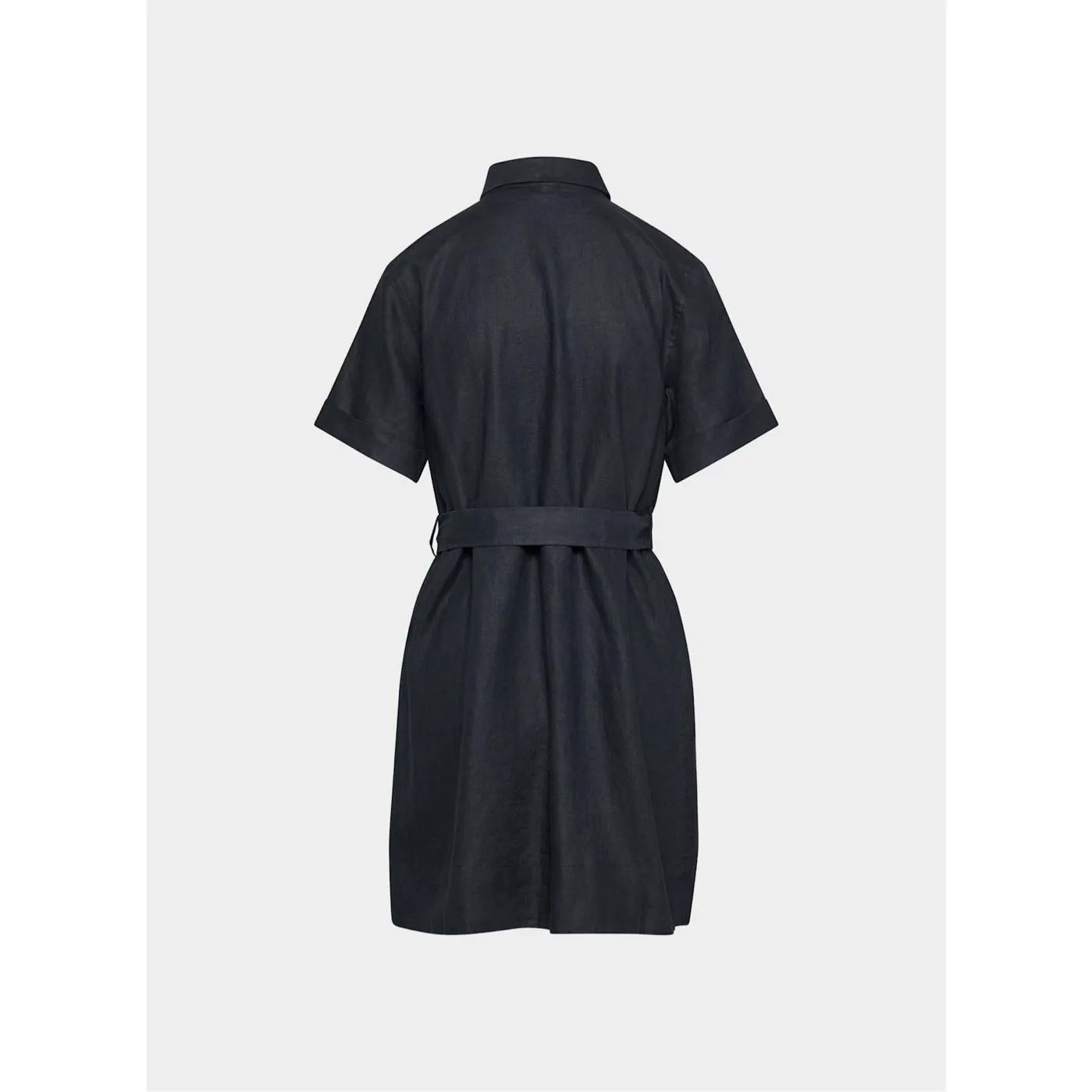 Aritzia  Wilfred Eleta Linen Mini Dress Dark Night Navy - Image 2