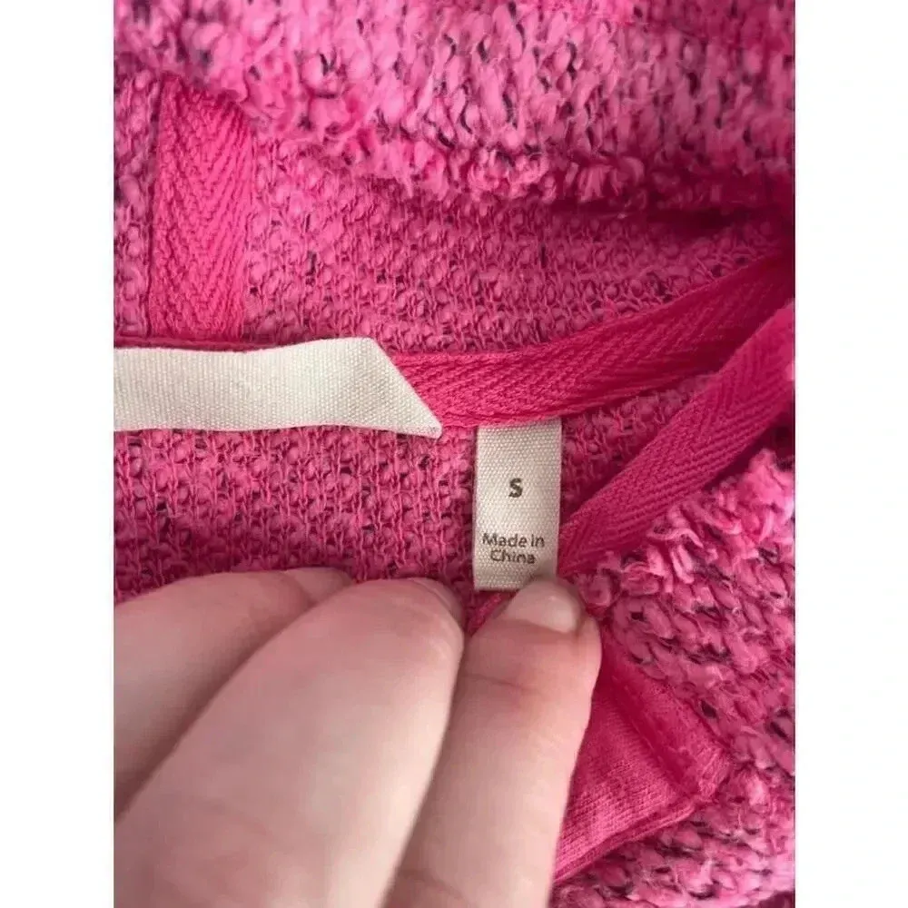 Women's Soft Surroundings‎ Pink Textured 3/4 Sleeve Pullover Sweater Small 0142 - Image 13