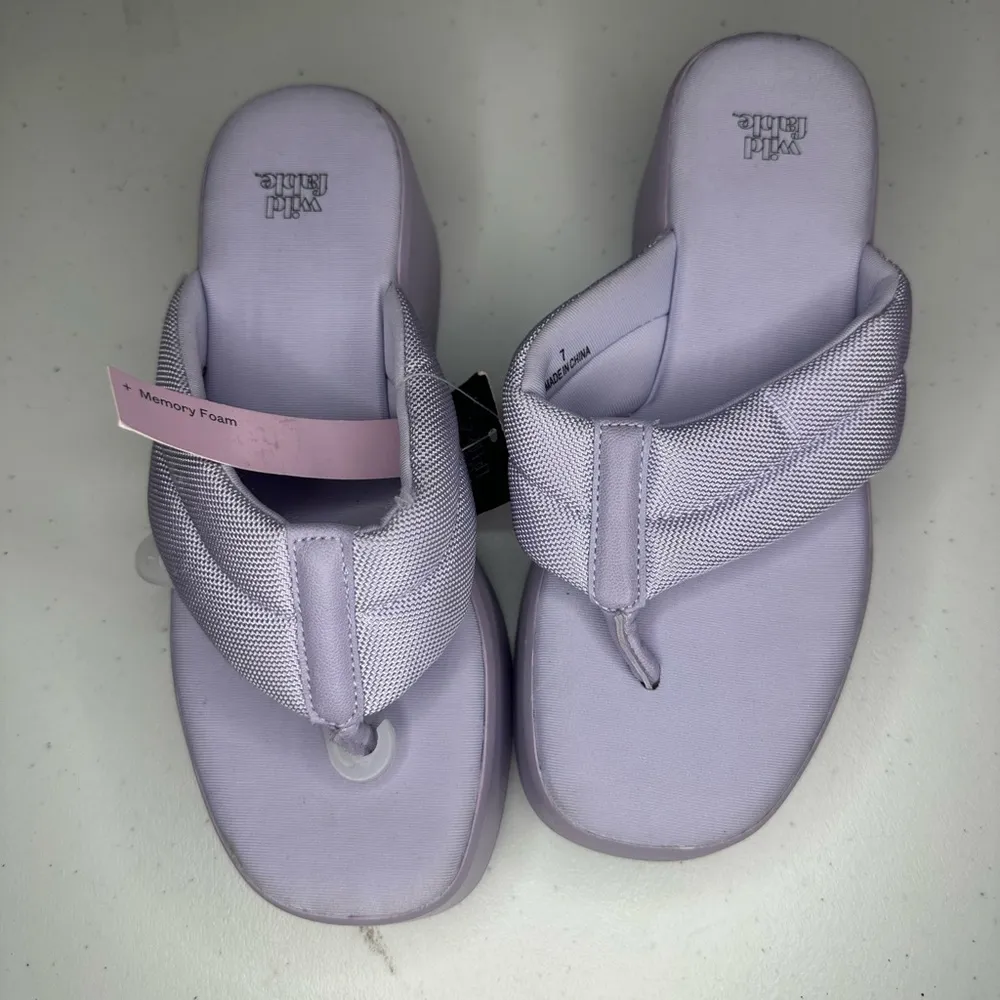Wild Fable Platform Sandals - Lavender Haze size 7 - Image 3