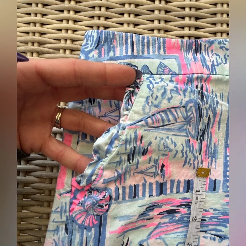 Lily Pulitzer Adie Ruffle Pocket Stretch Shorts 4 tropical beach‎ summer - Image 10