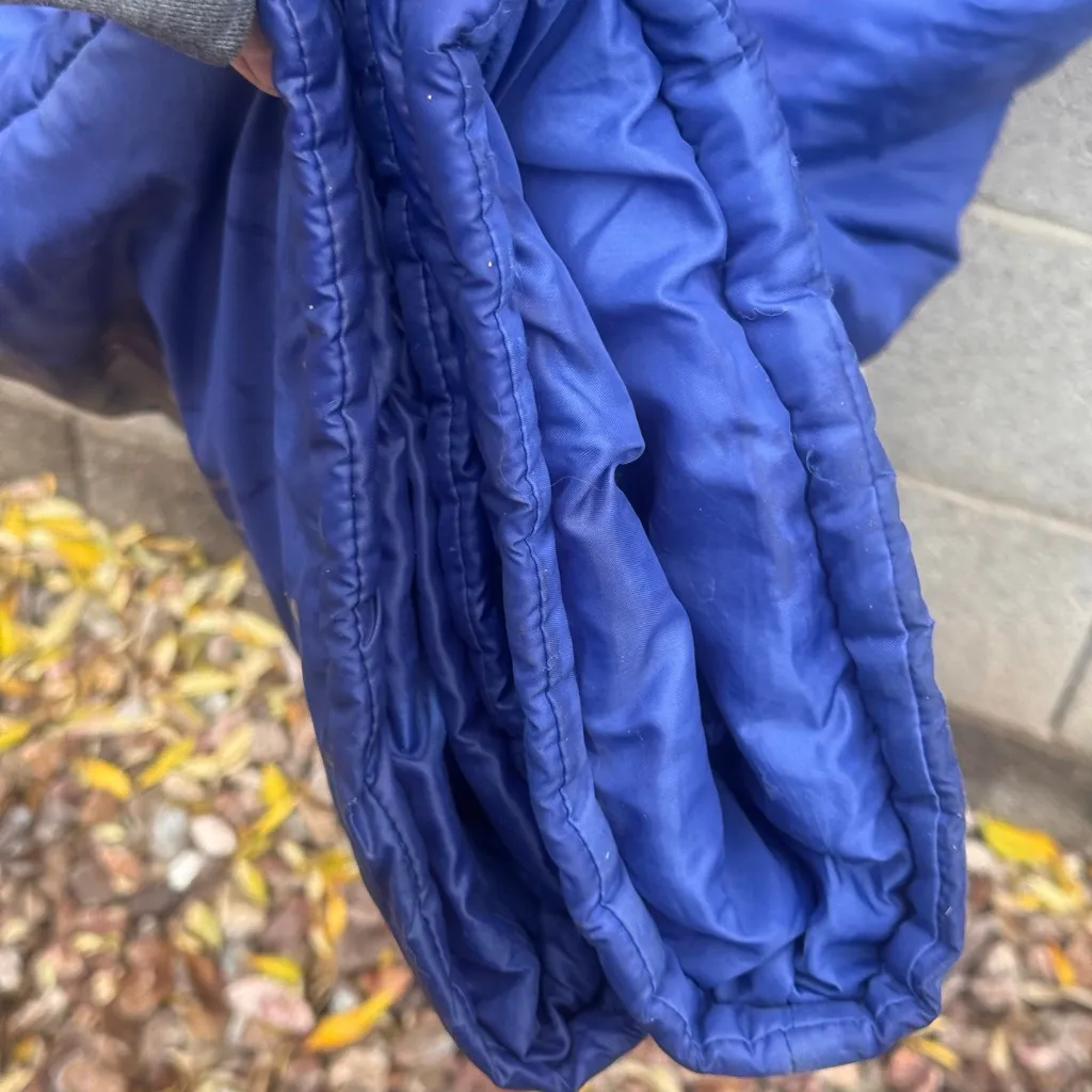 Vintage Snow Peak Blue Ski & Snowboard Bib Overalls Women's XL - Image 12