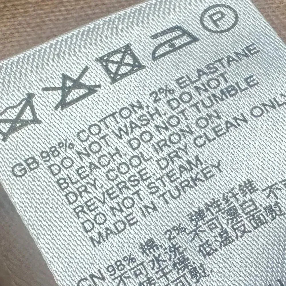 Reiss Aspen Patch Pocket Khaki Flare Pants Stretch Twill Cotton Size 14 Women's - Image 13