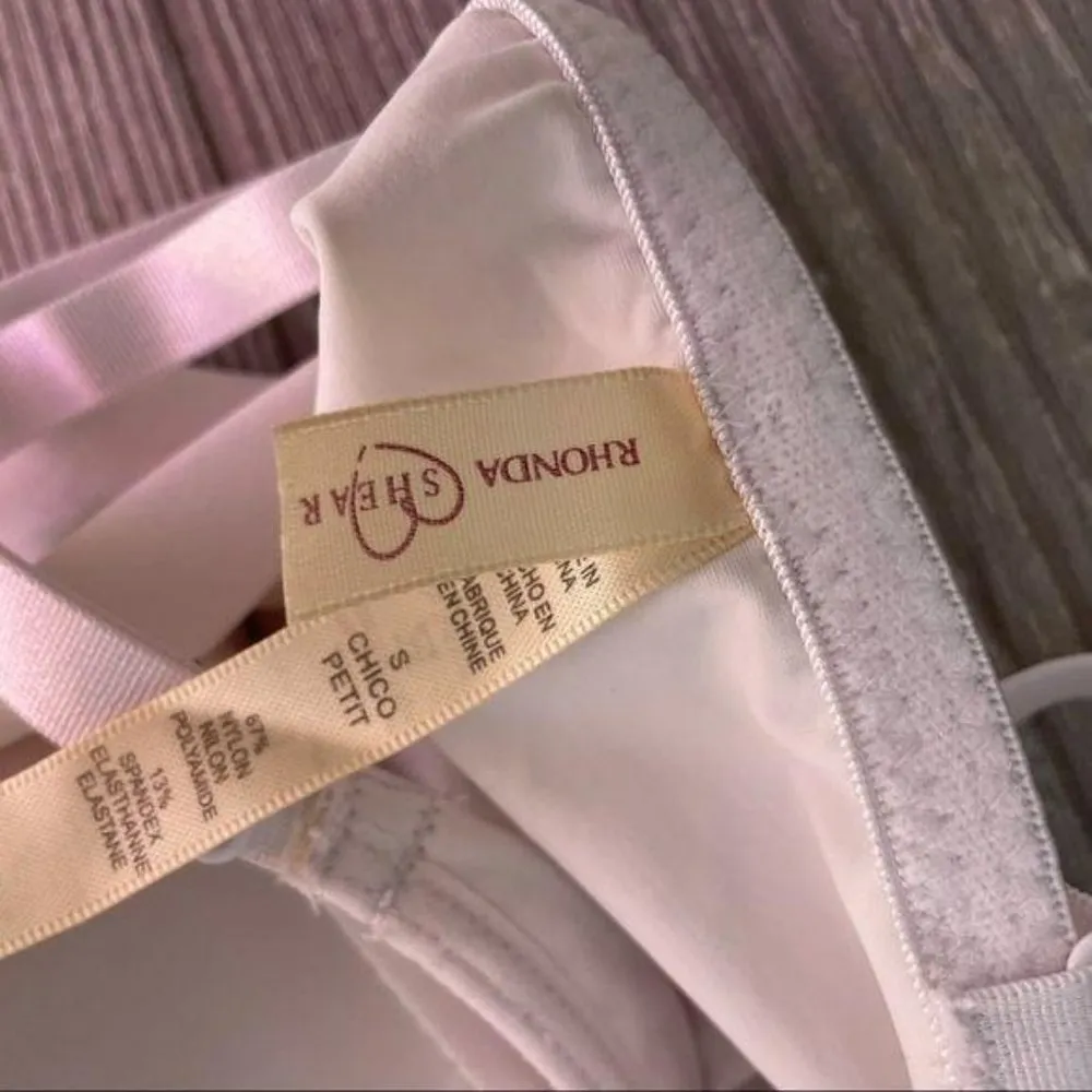 rhonda shear structured cup compression tank top under shirt shapewear s White - Image 4