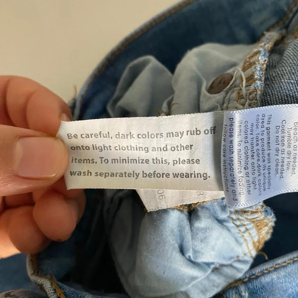 PacSun LA Women’s High Rise Skinny Jeans Blue Stretch Denim - Image 9