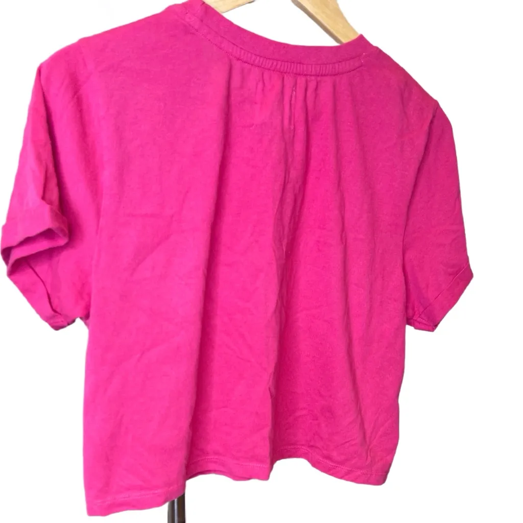 Recycle Threads Libra Zodiac Crop Top – Size Large - Image 2