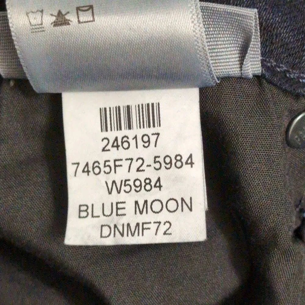 NWT PAIGE Blue Moon Super High Rise Straight Ankle Cindy Denim Jeans Size 28 - Image 11