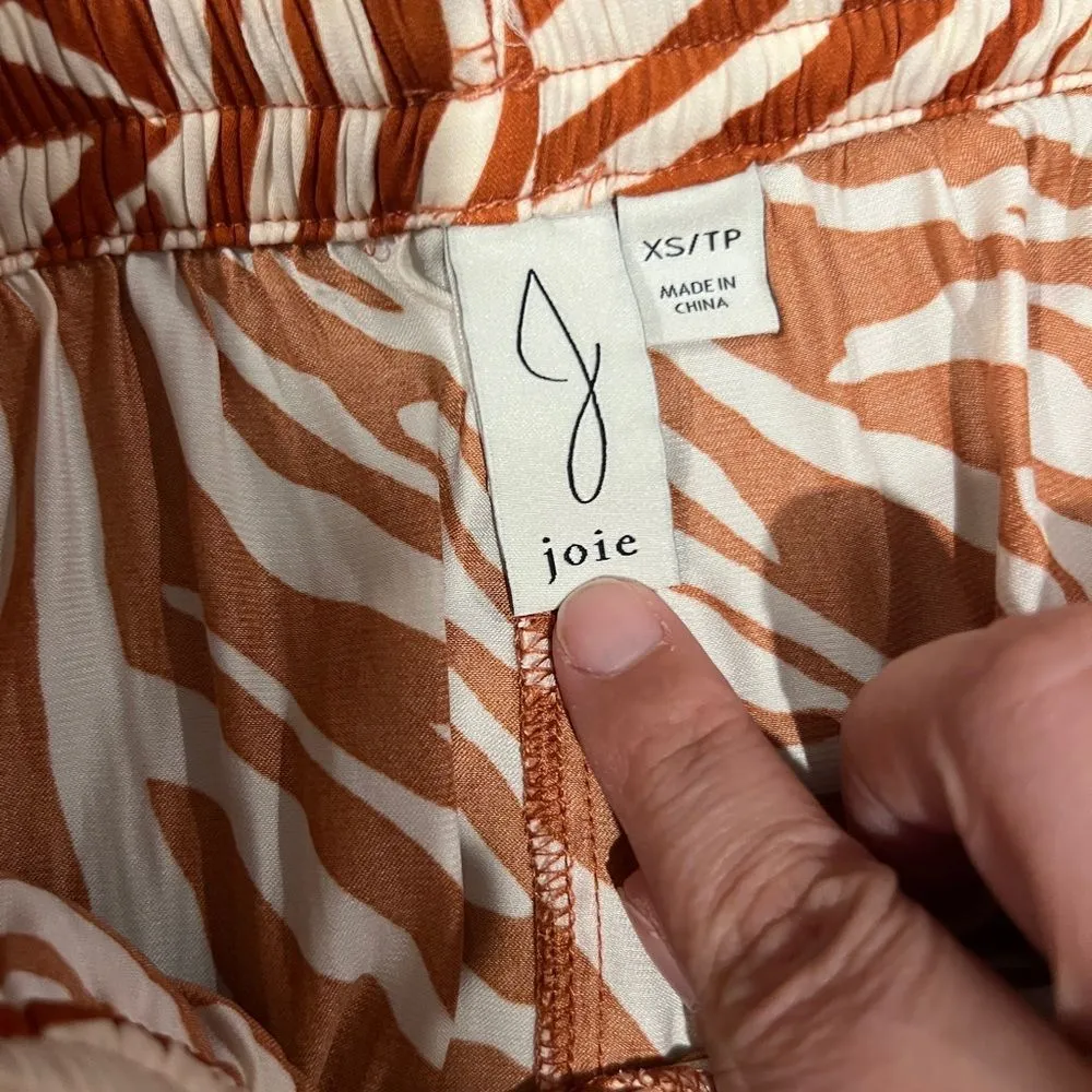 Joie brown zebra print pants size XS - Image 6