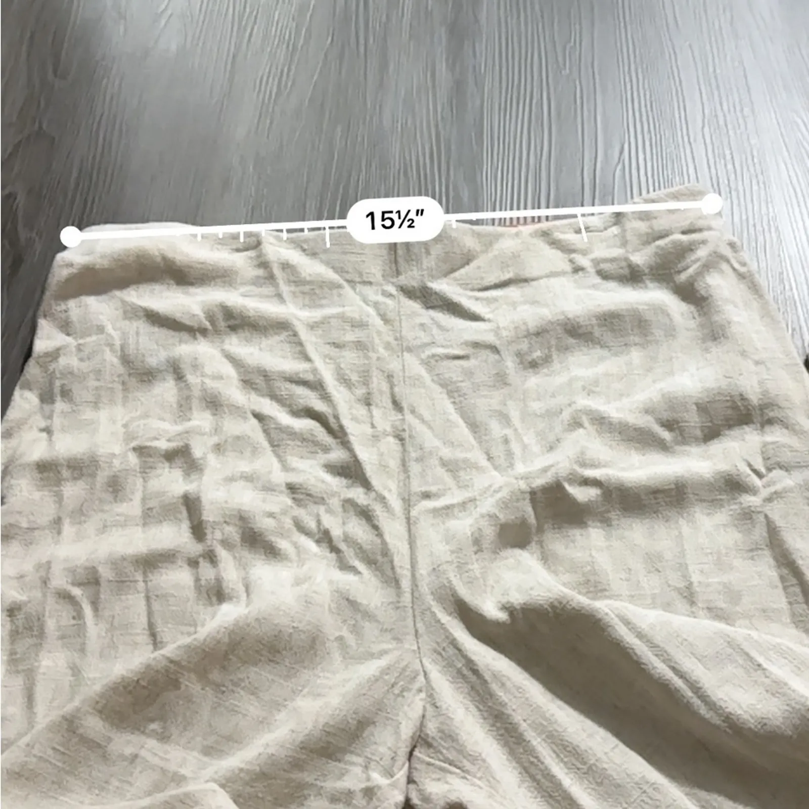 Worthington Natural Beige High‎ Rise Wide Leg Dress Pants Size 10 NEW - Image 9