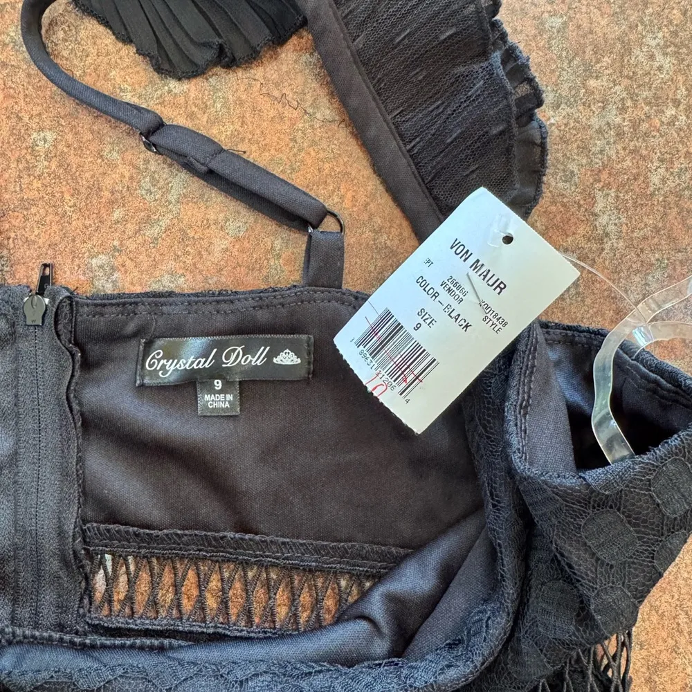 Crystal Doll Black Mini Dress - Image 8