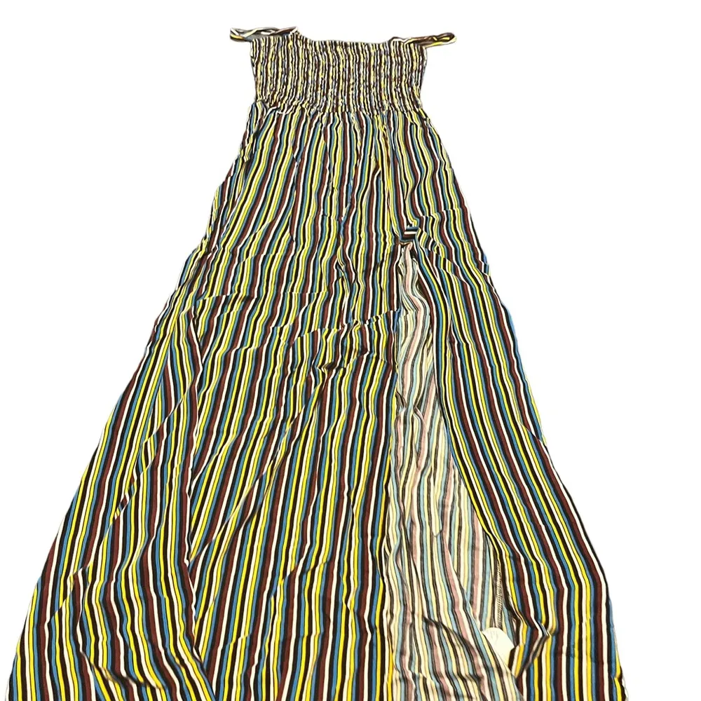 Band of Gypsies striped maxi slit tank dress size small - Image 9
