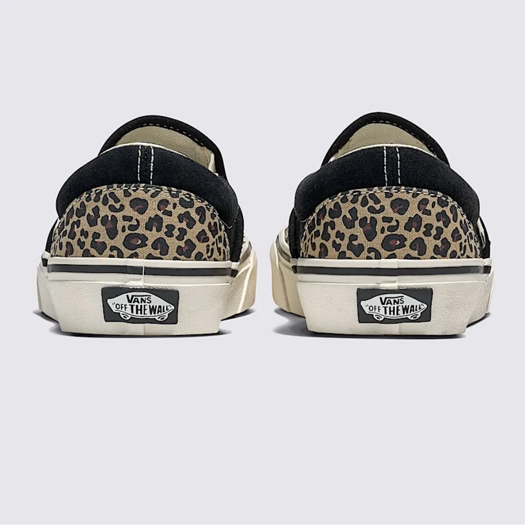 Vans Classic Slip-On Leopard Shoe Mens 10.0 US Women 8.5 US - Image 7