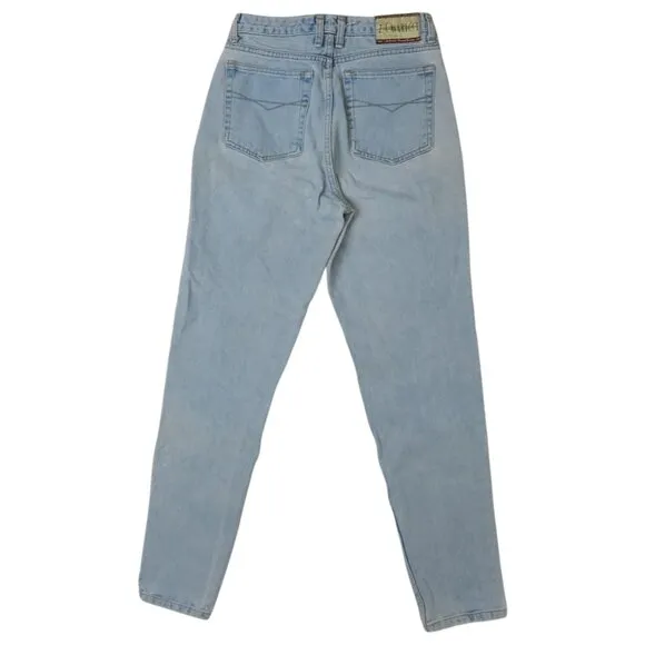 Vintage 80s Z. Cavaricci High Waisted Mom Jeans Blue Size 27 - Image 2