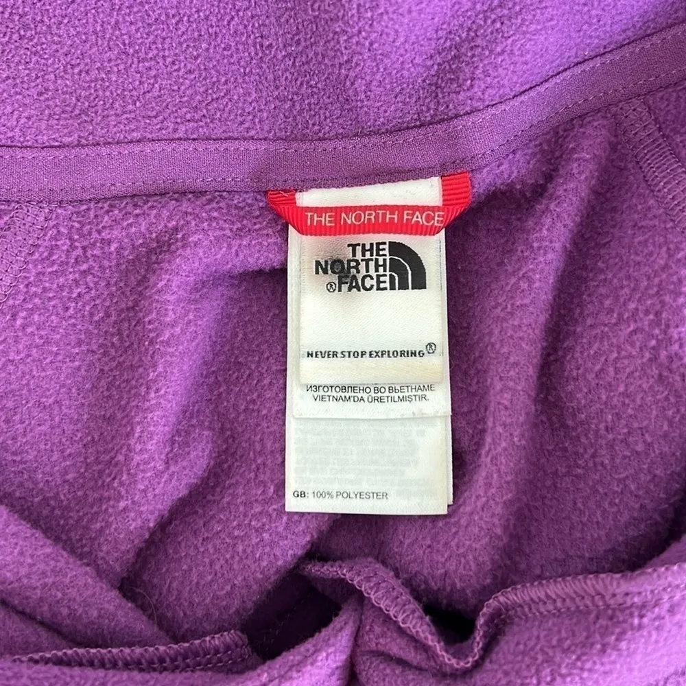 The North Face Polartec Classic Fleece Jumper Henley Quarter Zip TNF Size Large - Image 7