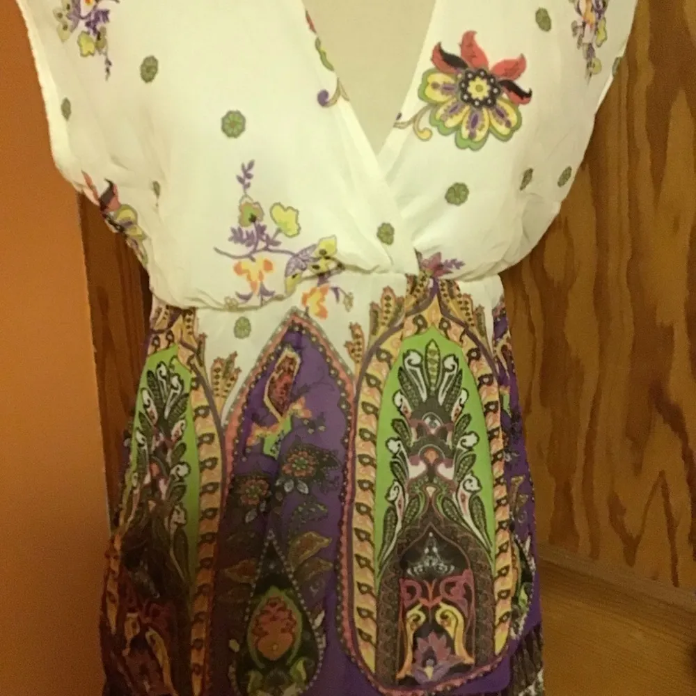 3 for 20 $ bundle Y2K bright boho plunging top - Image 5