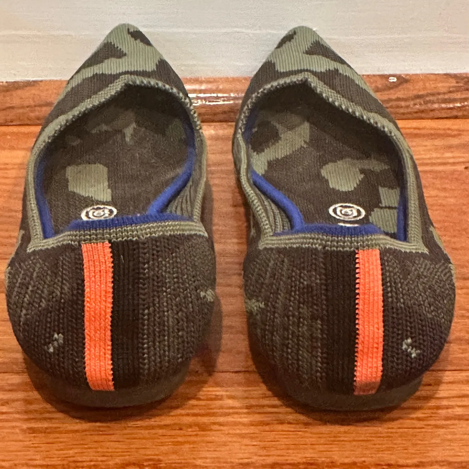 Rothy's The Point flat sz 9 Rothy's Olive Camo color pointed toe flats - Image 3