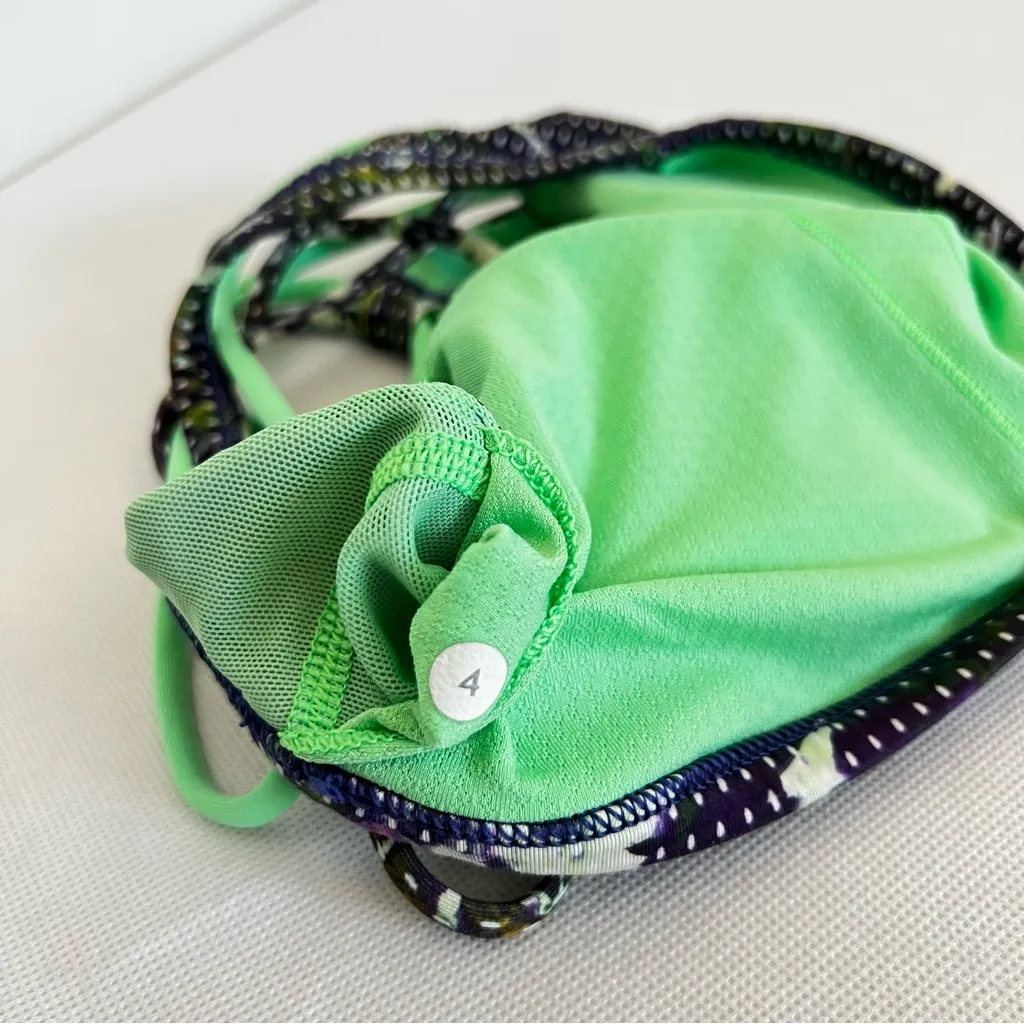 Lululemon Free To Be Wild Floral Sport White Multi / Pistachio Size 4 - Image 10