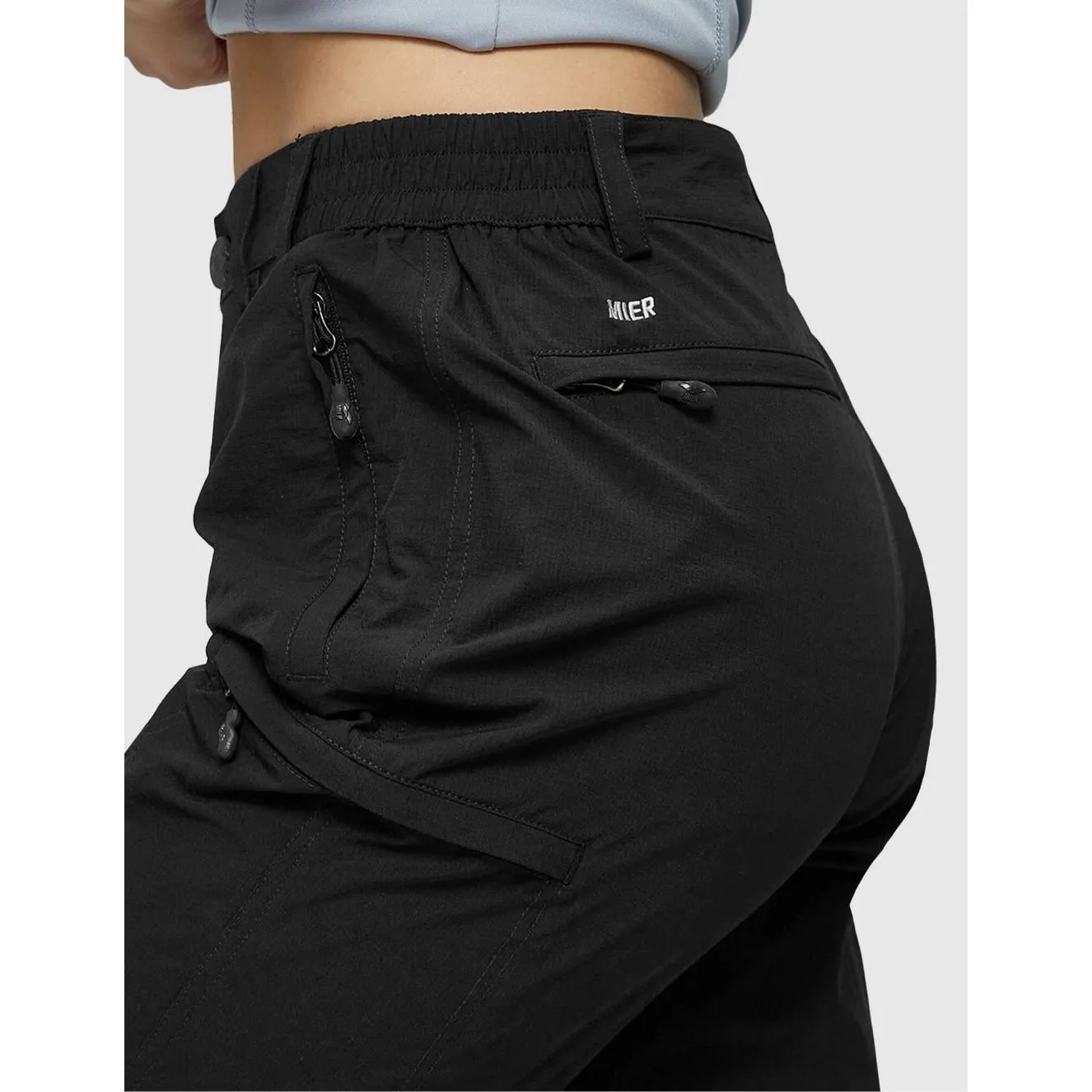 ✨Mier Women's Quick Dry Cargo Pants Lightweight Hiking Black Sz 12 Pants✨ - Image 6