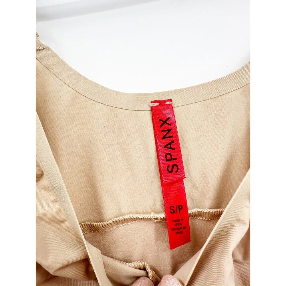 Spanx Shape My Day Open Bust Cami Tank Shapewear Top Size Small Nude - Image 3