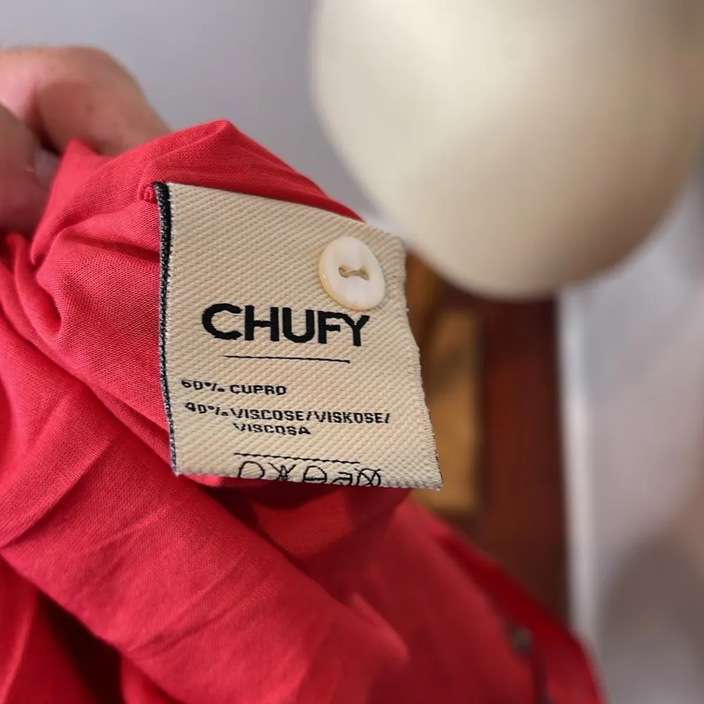 Chufy Layla Mini Dress in Kom‎ Brick Red - Image 10