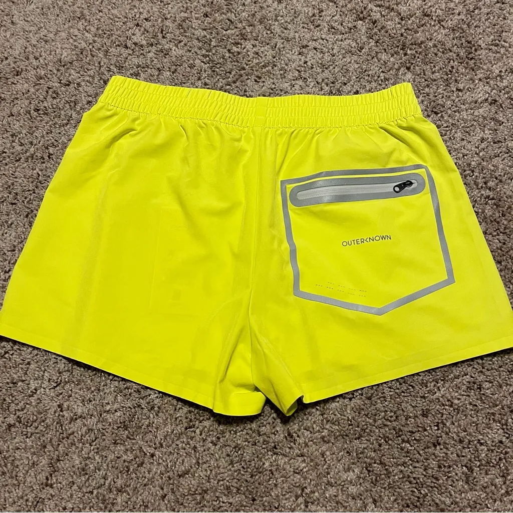 Outerknown NWT Active Agility Shorts in Electric Lime Yellow Green Size S - Image 5