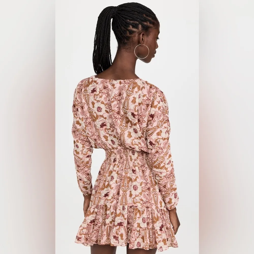 Misa Los Angeles Chiara Dress in San Lorenzo Flora Metallic Print | Medium - Image 3