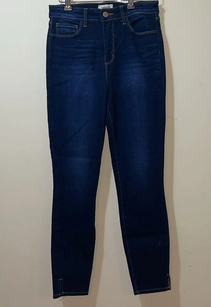 Womens L’AGENCE Avery Skinny High Rise Deep Space Jeans - Image 2