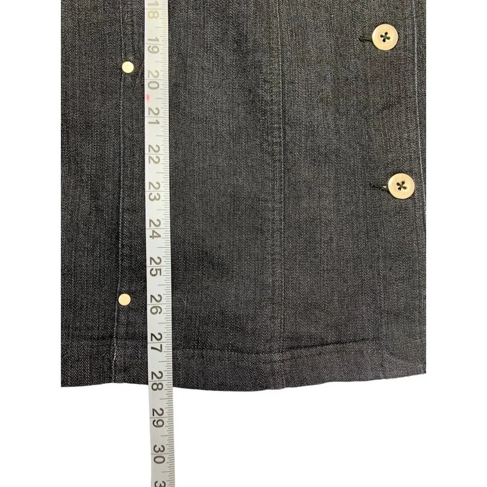 Allison Daley Women's Key Core Basic's Black Denim Jacket - Image 5