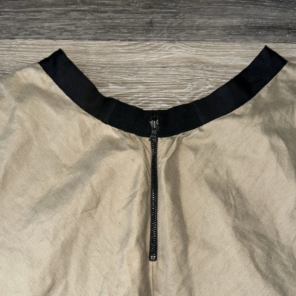 Alice + Olivia Tan & Black Blaise Mini Skirt - Size 6 - Image 6