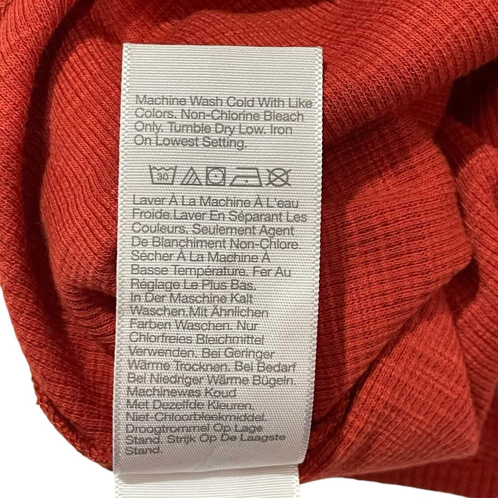 NWT Madewell Deep V-Neck Thong Bodysuit - Ground Madder - XL - Image 10