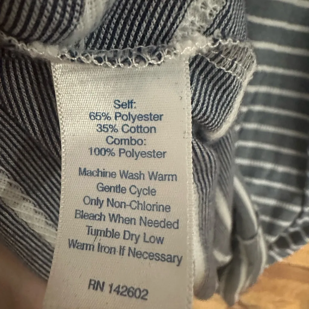 NWOT! Sail to Sable Navy and White Striped Dress - Image 4