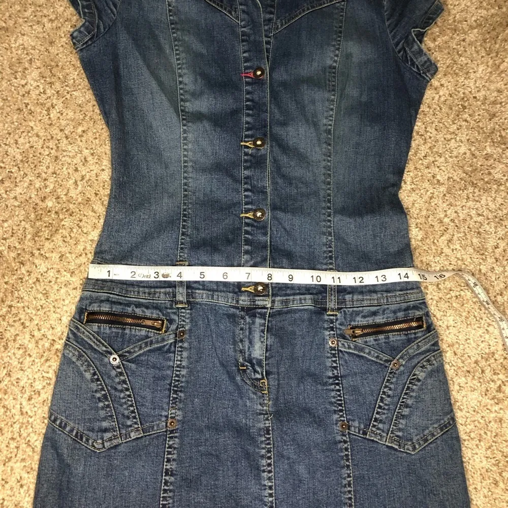 Vintage Y2K 2003 Tommy Jeans Denim Dress - Image 9