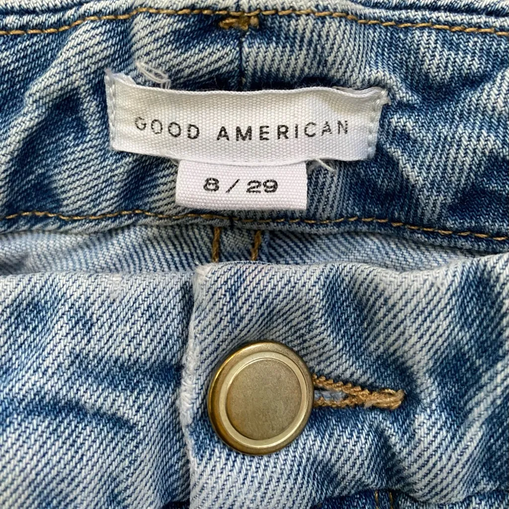 Good‎ American Women’s 8/29 Straight Crop Denim Jeans - Image 8