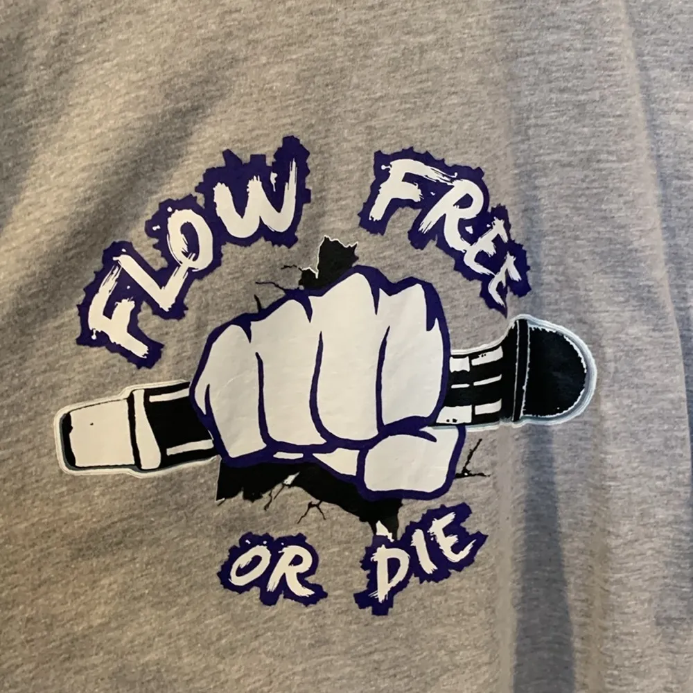 Flow Free or Die Music Short Sleeve T - Image 2