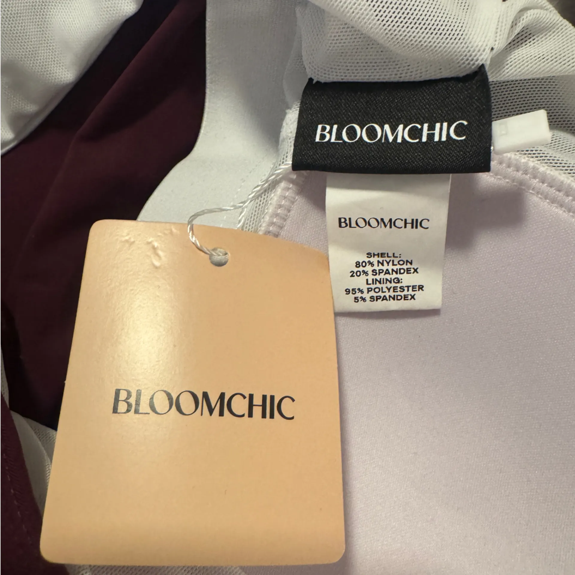 NWT BloomChic One Piece Swim Suit Purple Size 12 - Image 4