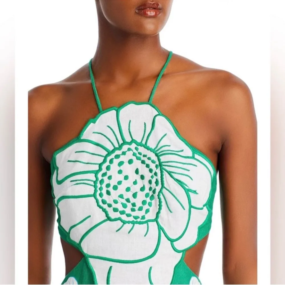 FARM Rio Soft Garden Flower Maxi Dress Size XL - Image 5