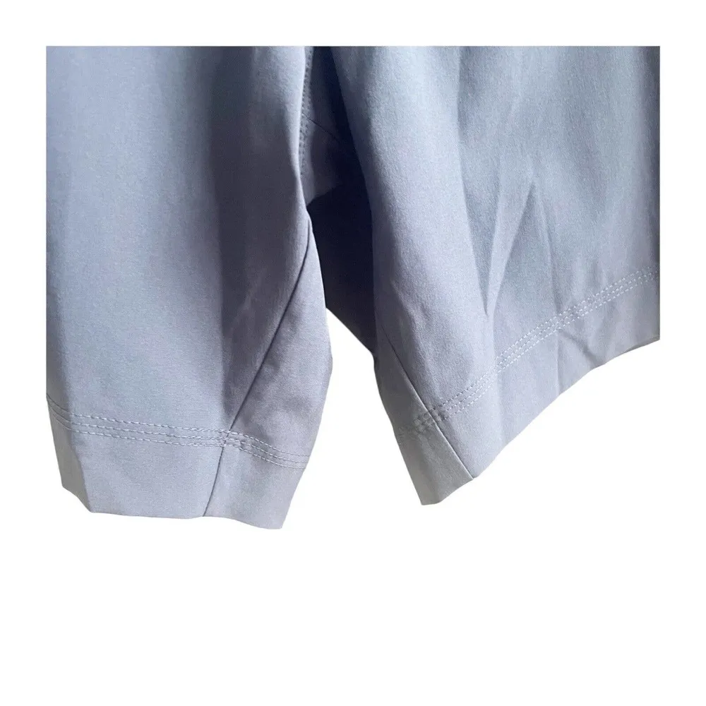 Athletic Women’s Plus Size XXL Grey Solid Active Comfort Waist Short Hiking Camp Gray - Image 4