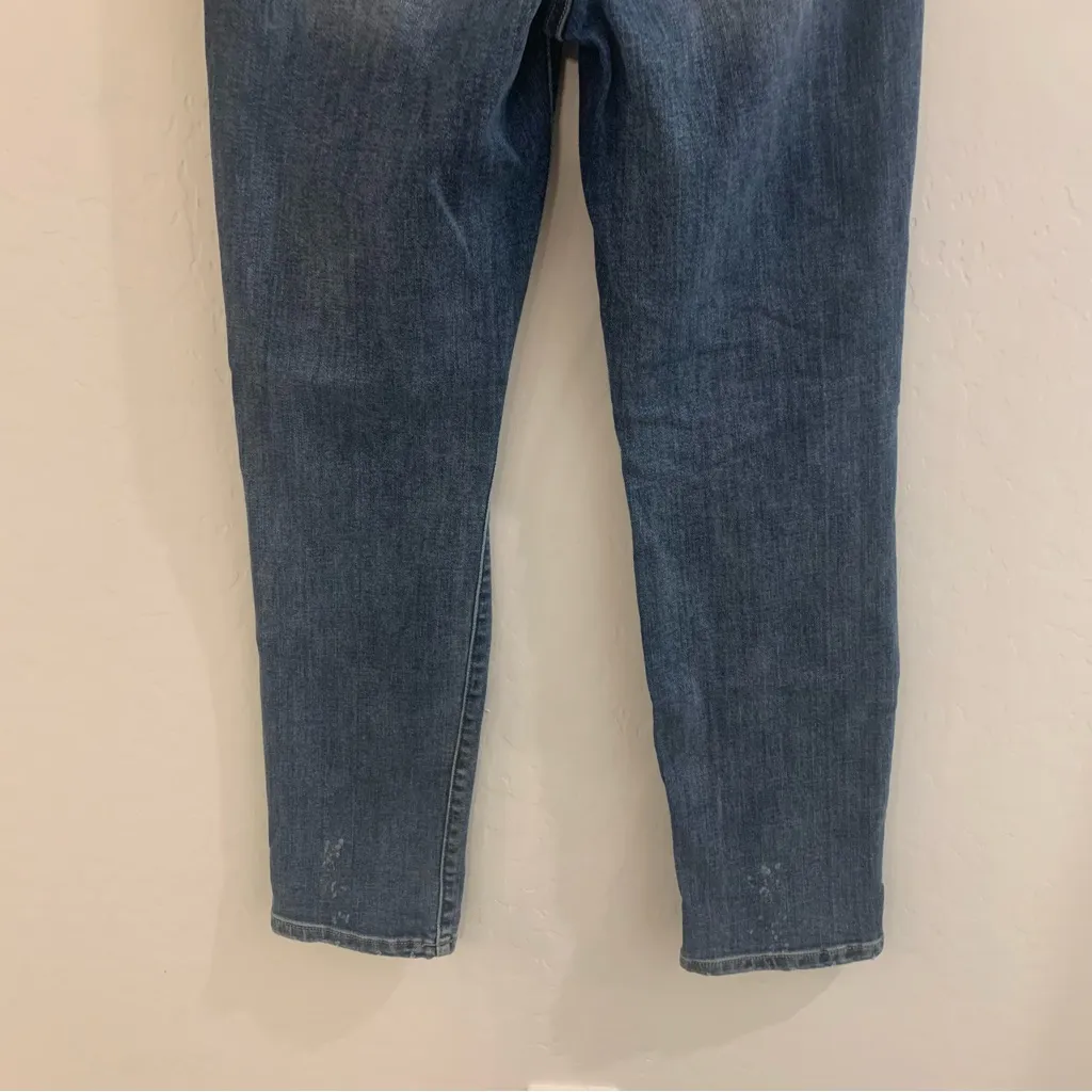 Judy Blue Boyfriend Fit Distressed Paint Splash Mid Rise Jeans Size 5/27 - Image 9