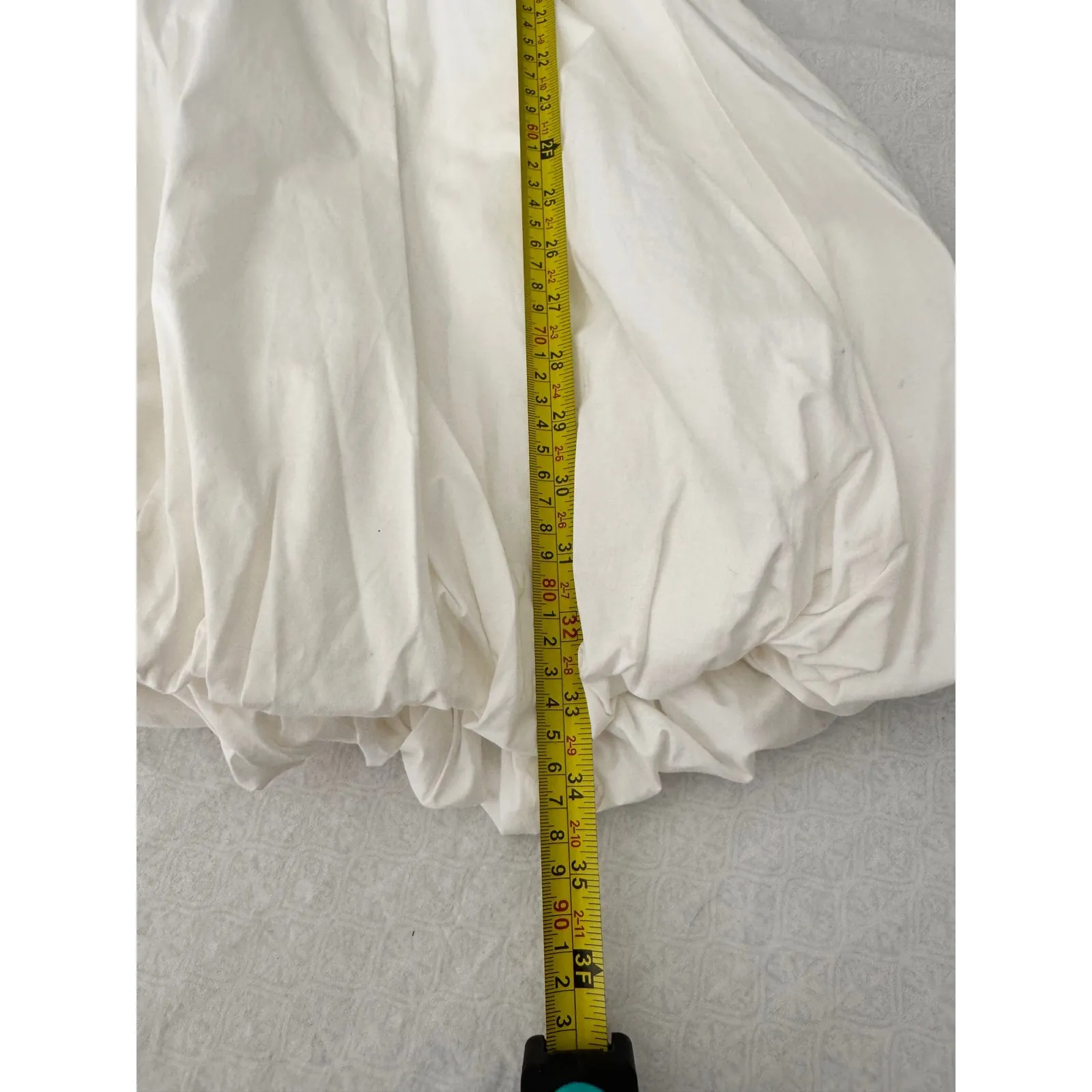 AQUA White Sleeveless Mini Dress Square Neck Party Cocktail Scalloped‎ Hem - Image 7