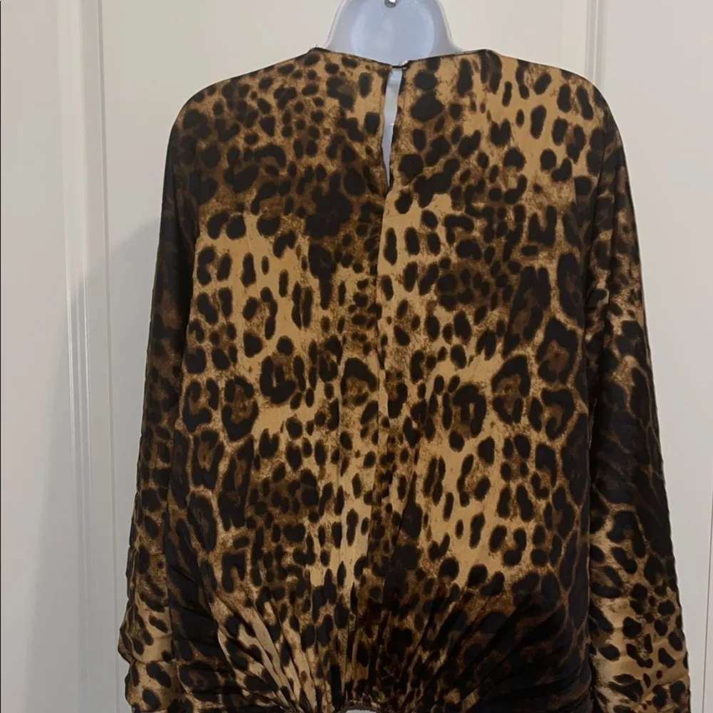 Leopard Print Women's Top Black Size undefined - Image 6