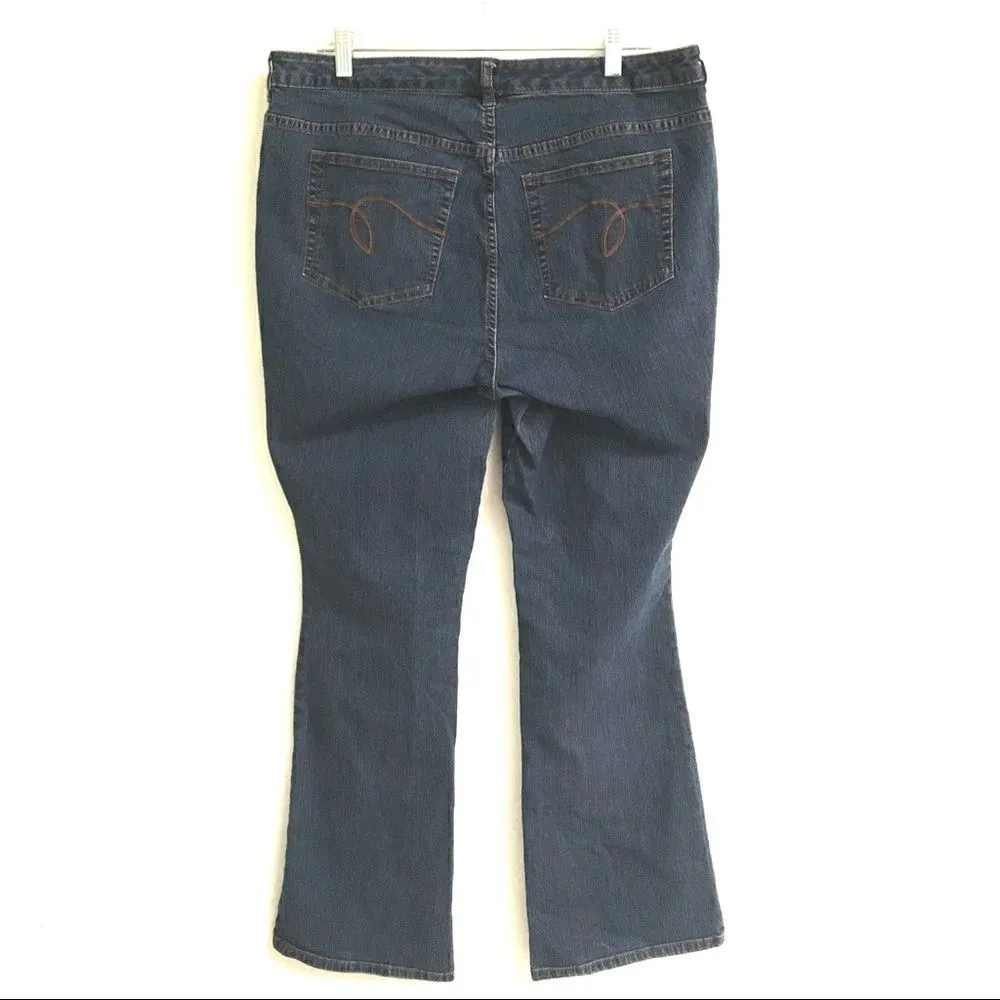 Avenue boot cut medium wash jeans 14 - Image 3