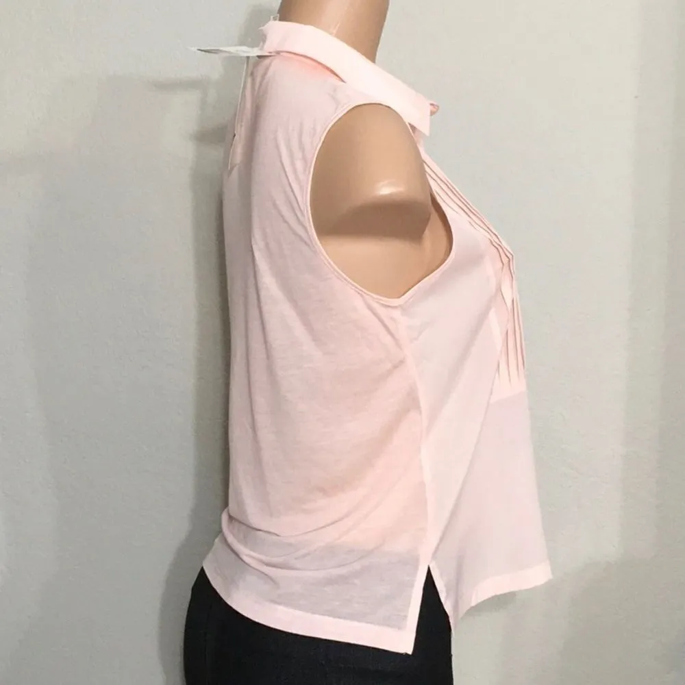 French Connection blush blouse. RUNS SMALL. NWT - Image 4