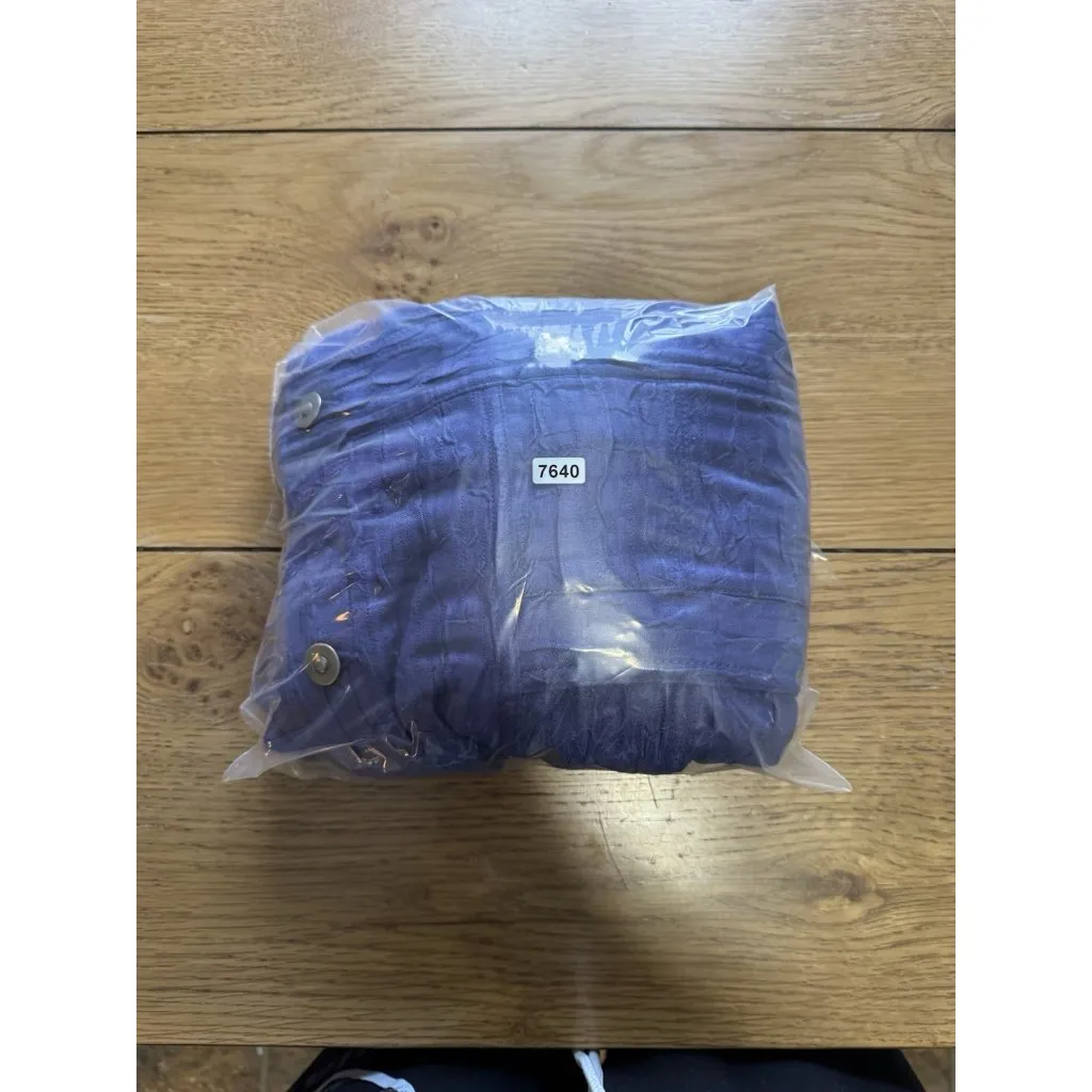 Ruby Rd. Women Size 20W Blue Button Down Jacket Polyester Textured Lightweight - Image 11