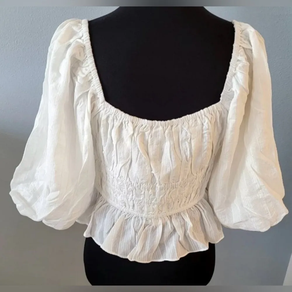 NWT- Revolve  WHITE NORAH TOP TIE FRONT | Sz Lg | Made in Australia - Image 12