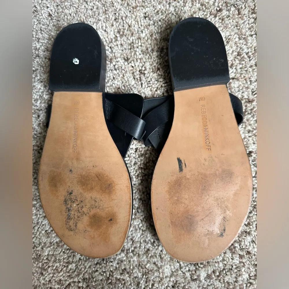 Rebecca Minkoff Black Sandals 6 - Image 3