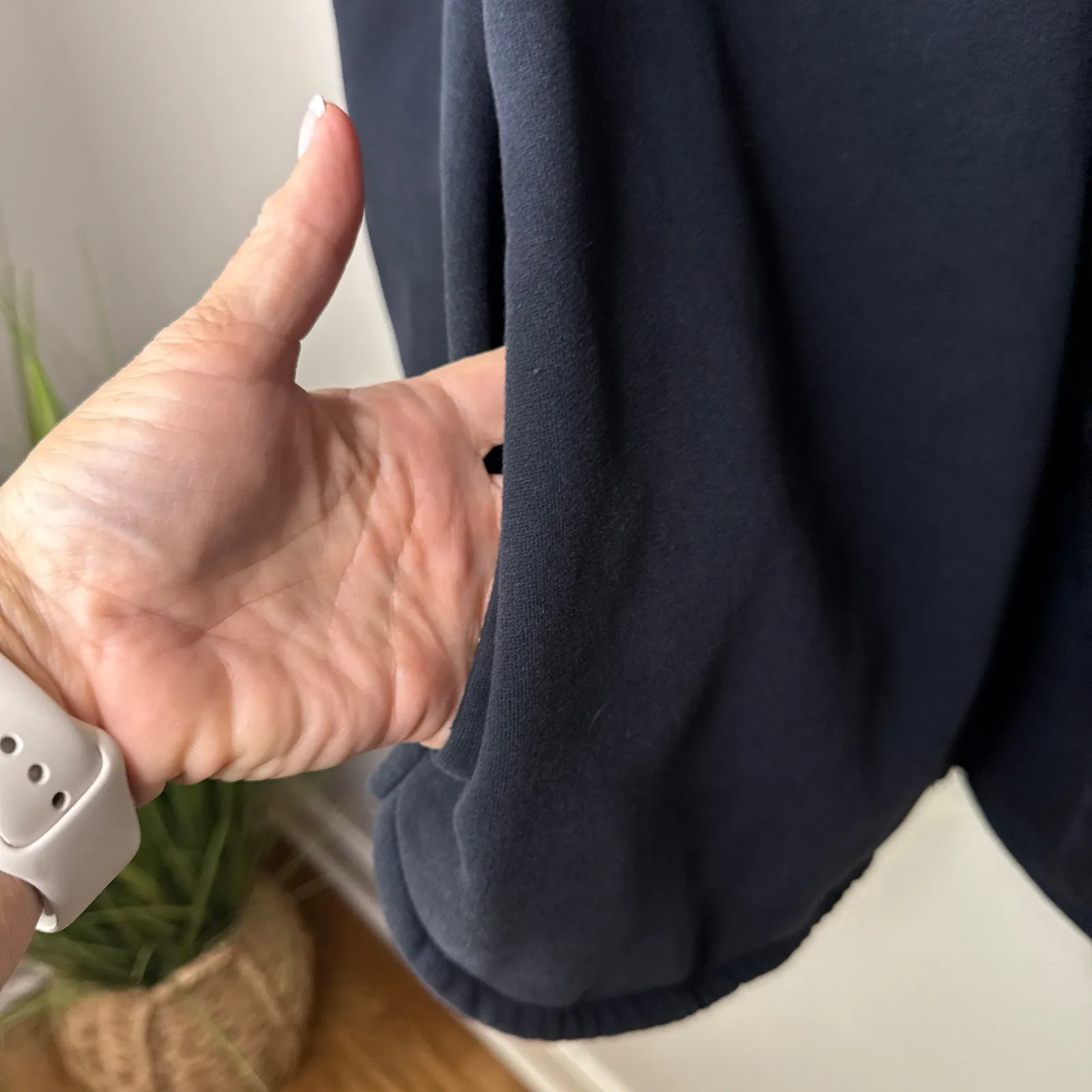 Abercrombie & Fitch Soft A&F Black Fleece Shirt‎ Jacket Size XXXL Snap Front - Image 7