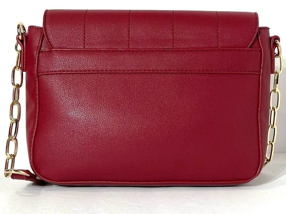 Sole Society Red Vegan Leather Crossbody - Image 3