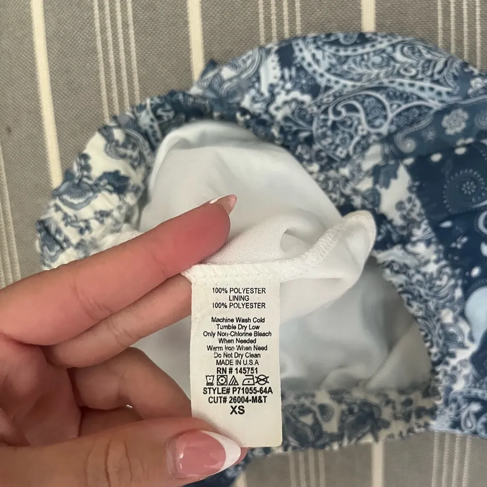 Alter’d State Blue Flowy Coastal Shorts - Image 2